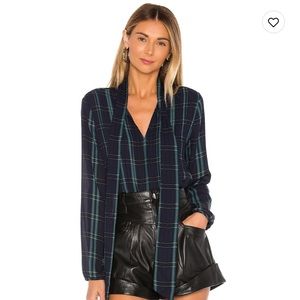 1 state pintuck bow georgette blouse